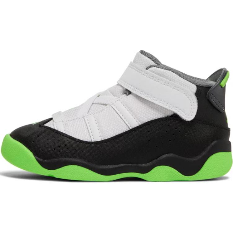 Jordan Jordan Air Jordan 6 Rings Abrasion Resistant High top Toddler Shoes Black Infant And Toddler