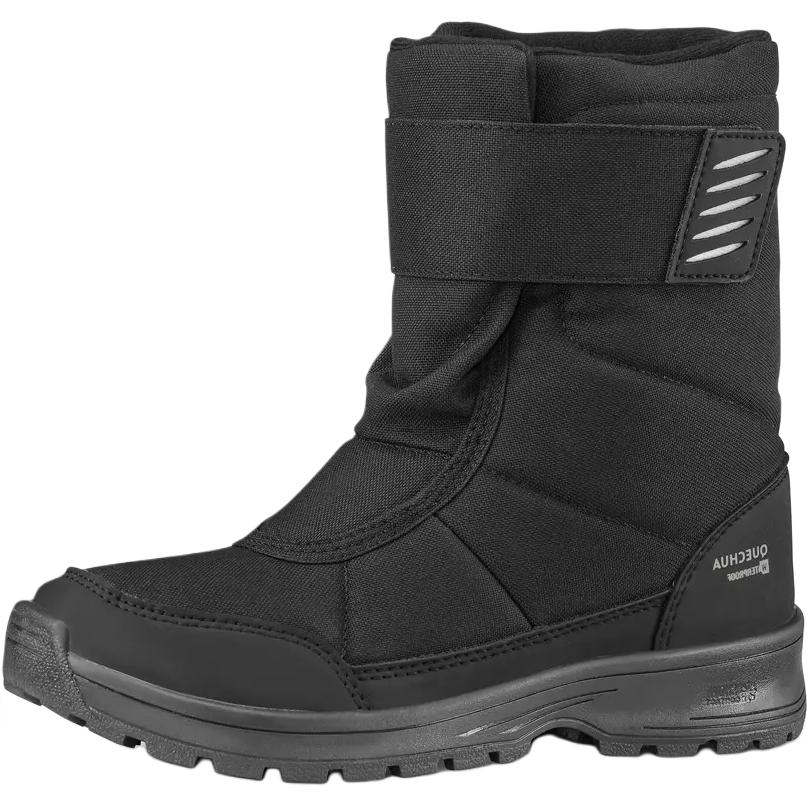 DECATHLON SH100 Comfortable Slip Resistant Thermal Slip Resistant Thermal Kids' Boots Black Kids'