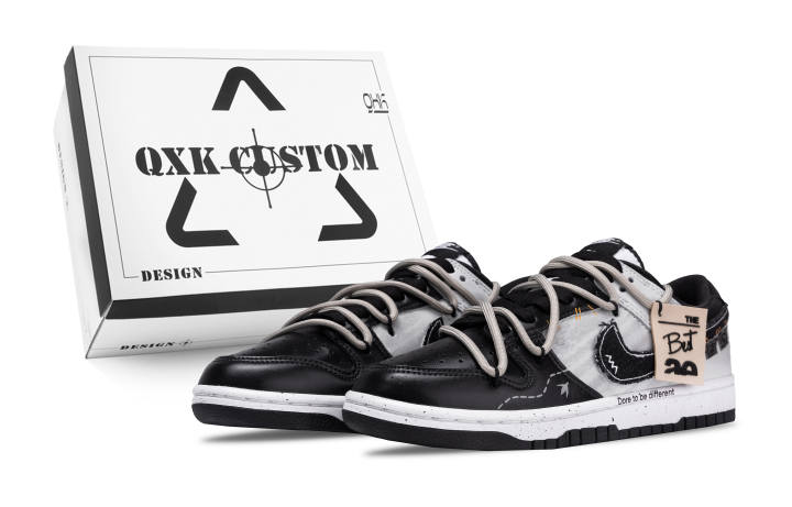 Nike Nike Dunk Strange Tales Doll, Box Leather Slip Resistant Cushioning Abrasion Resistant Low top Skateboard Shoes