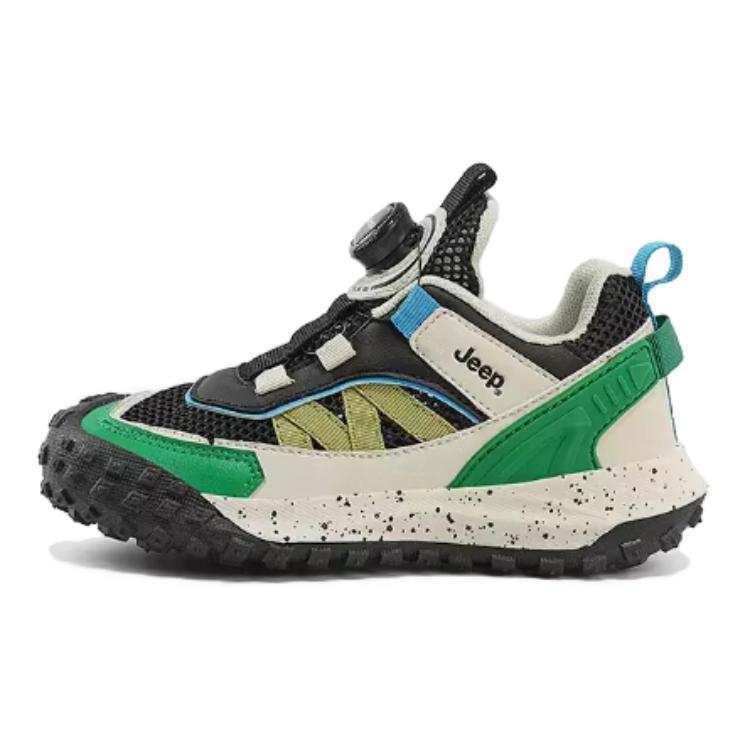Jeep Low top Kids Lifestyle Shoes Black Green Kids'