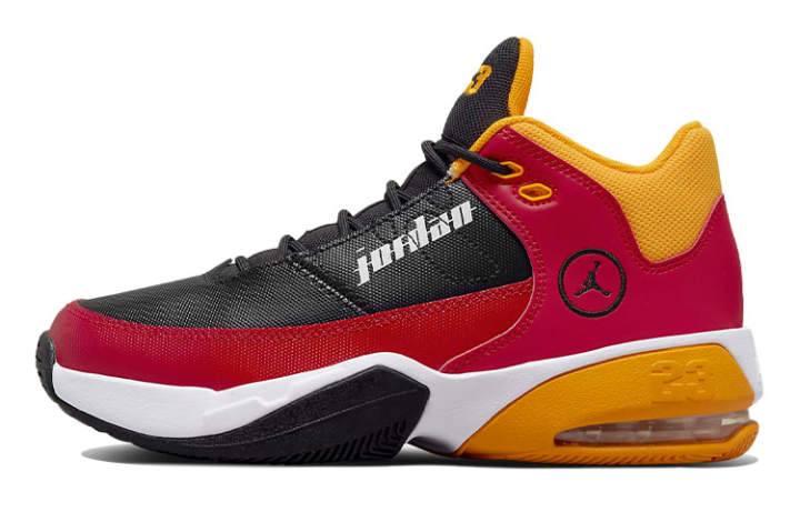 Jordan Jordan Max Aura 3 SE Mid top Basketball Shoes Black Red Unisex