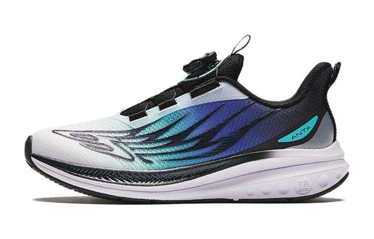 Antakids Turbulent Wave Lite Comfortable Low top Running Shoes White Black Green Unisex