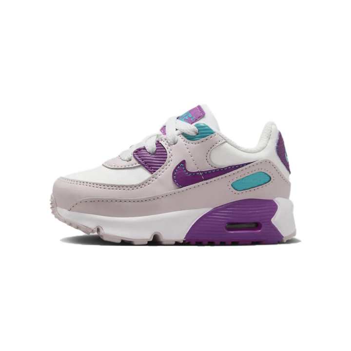 Nike Nike Air Max 90 Soft And Comfortable Cushioning Toddler Shoes White Purple Blue Infant And Toddler