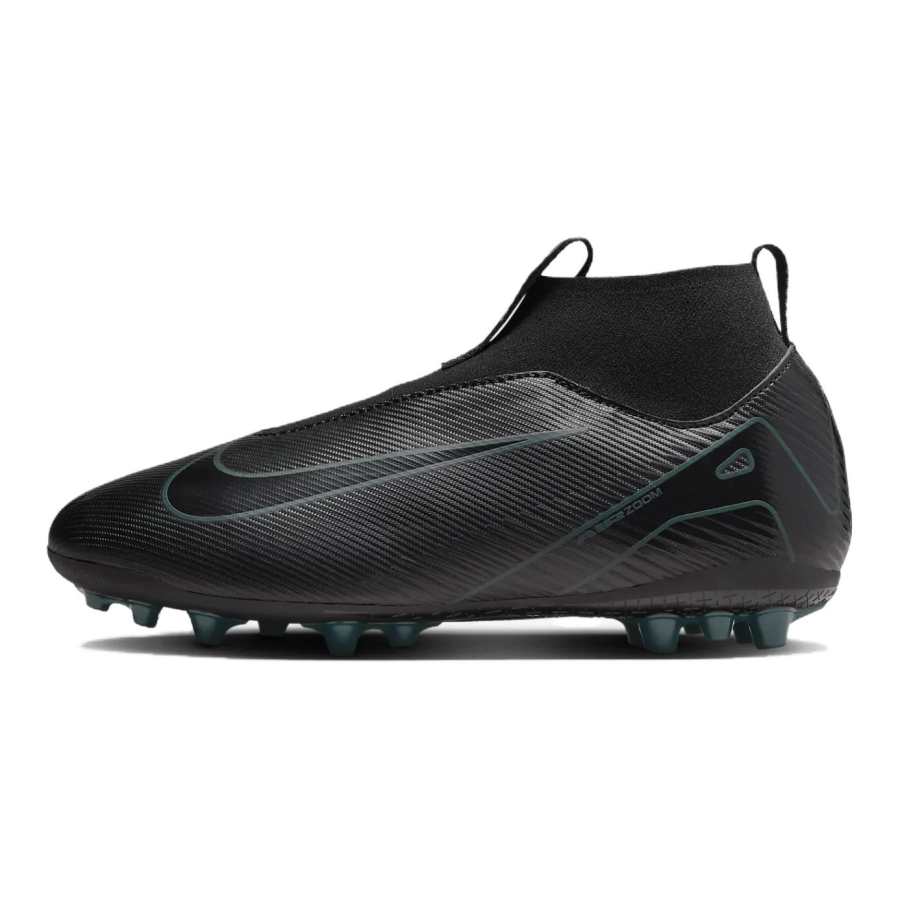Nike Nike Mercurial Superfly 10 Fabric Abrasion Resistant Abrasion Resistant High top Kids' Soccer Shoes Black Kids'