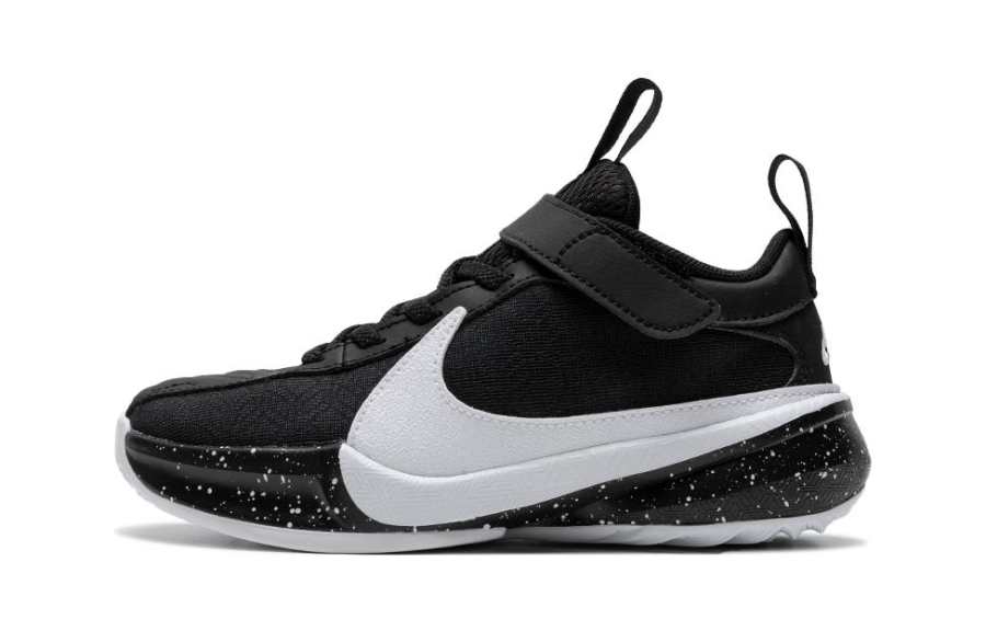 Nike Nike Freak 5 Abrasion Resistant Low top Children's Basketball Shoes Black Children Aged 3 7 Years Old