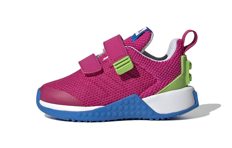 Adidas LEGO x Adidas Sport Pro Abrasion Resistant Low top Toddler Shoes Rose Red Infant And Toddler