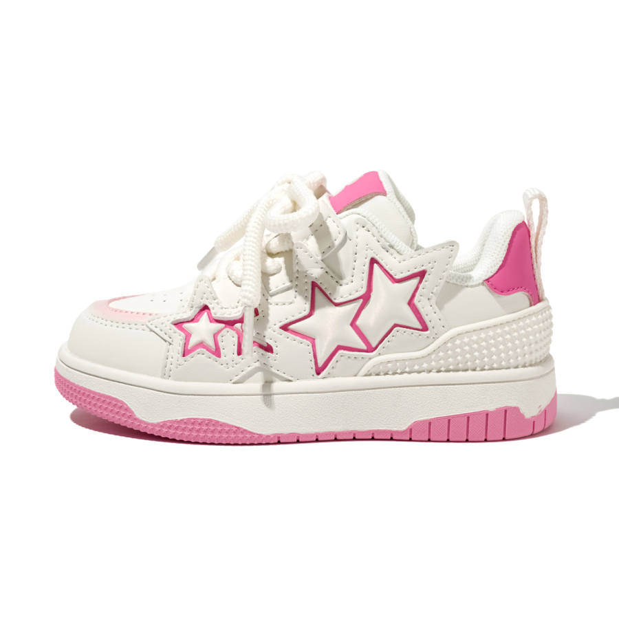 BELLE Skateboard Shoes Beige Pink Kids'