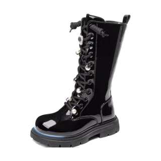 Tongmengqiantian Cushioning Abrasion Resistant Support Kids' Boots Black Kids'