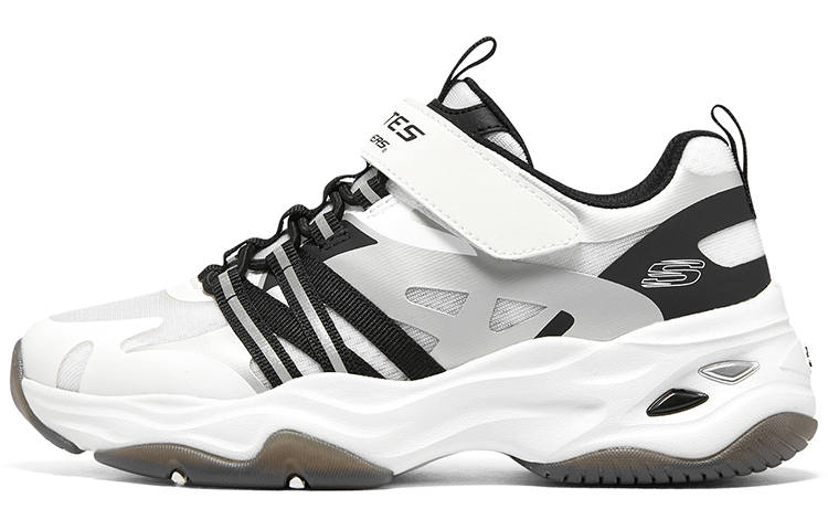 Skechers 4 Low top Kids Lifestyle Shoes Black White Teenagers