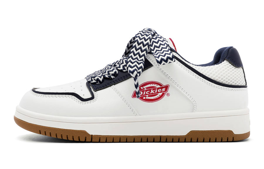 Dickies Low top Kids' Skateboarding Shoes White Blue Children Aged 3 7 Years Old