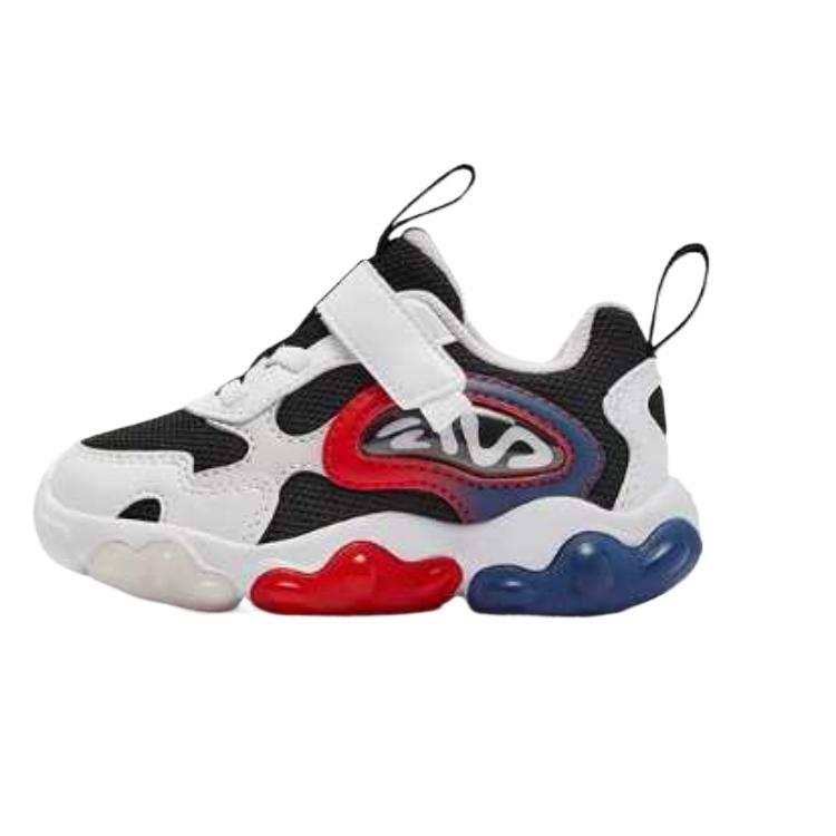 FILA KIDS Paw Light Shoes Breathable Low top Kids' Training Shoes Black FILA White Infant And Toddler