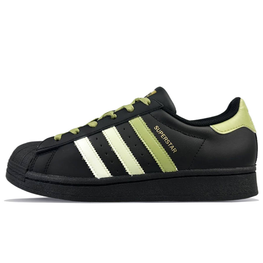 Adidas Originals Superstar J Leather Cushioning Abrasion Resistant Cushioning, Wear Resistant Low top
