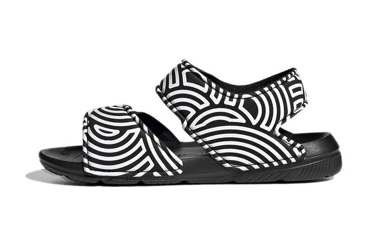 Adidas Adidas Altaswim Sandals BP Comfortable And Trendy Children's Sandals Black Children Aged 3 7 Years Old