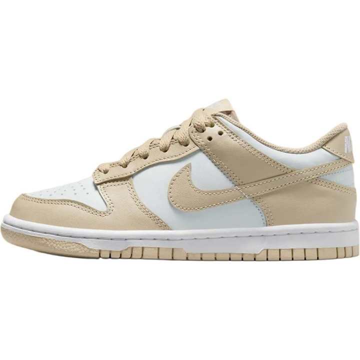 Nike Nike Dunk Low top Skateboard Shoes White/Khaki Unisex