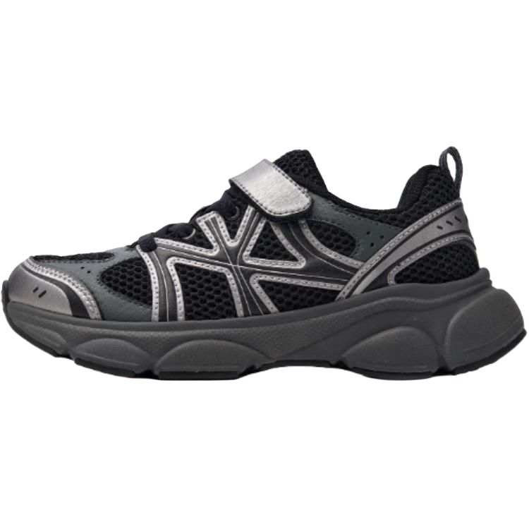 MLB New York Yankees Abrasion Resistant Breathable Slip Resistant Low Top Kids Lifestyle Shoes Black Teenagers