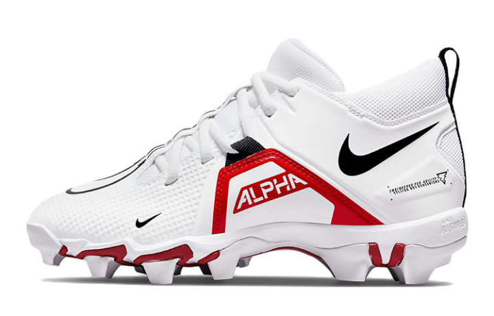 Nike Nike Alpha Menace 3 Shark GS 'White University Red'
