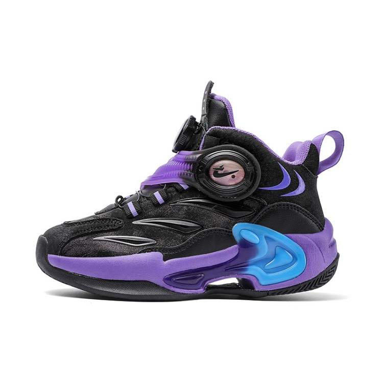 XIDELONG Slip Resistant Cushioning Abrasion Resistant Breathable High Top Basketball Shoes Kids'