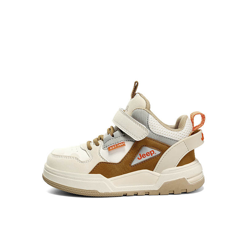 Jeep High top Kids Lifestyle Shoes Coconut White Kids'
