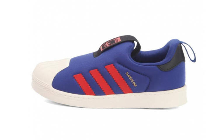 Adidas Originals Superstar Collection 360 I Comfortable Low top Toddler Shoes Blue Red Infant And Toddler