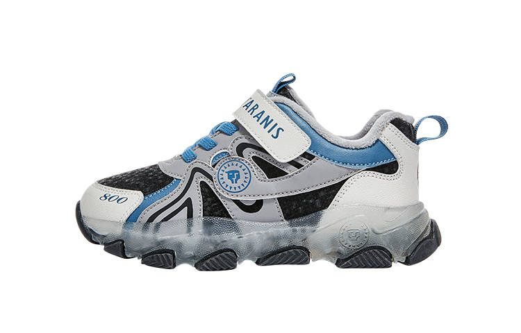 TARANIS Winter Fleece Lined Thermal Flashing Shoes, Lightweight Slip Resistant Athletic Shoes Kids' Running Shoes