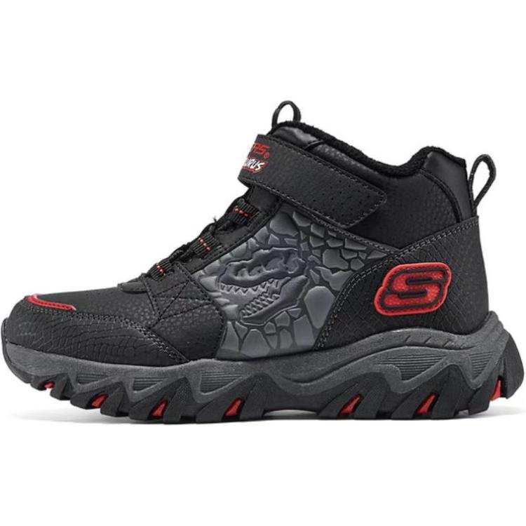 Skechers Kids BOYS Leather Slip Resistant Abrasion Resistant Slip Resistant Abrasion Resistant Mid top