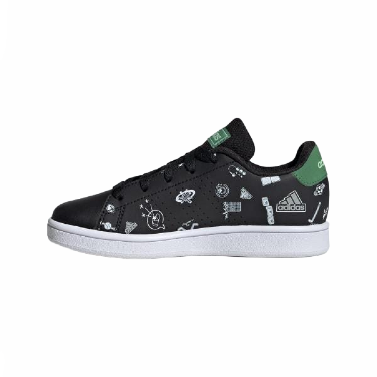 Adidas Adidas Advantage Slip Resistant Abrasion Resistant Low top Kids' Skateboarding Shoes Black Kids'