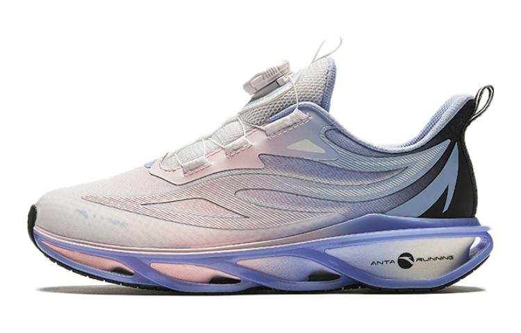 Antakids Fiery PRO Low top Running Shoes White Pink Blue Teenagers