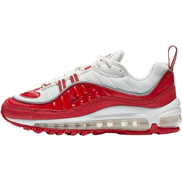 Nike Nike Air Max 98 Low top Casual Shoes White Red Unisex