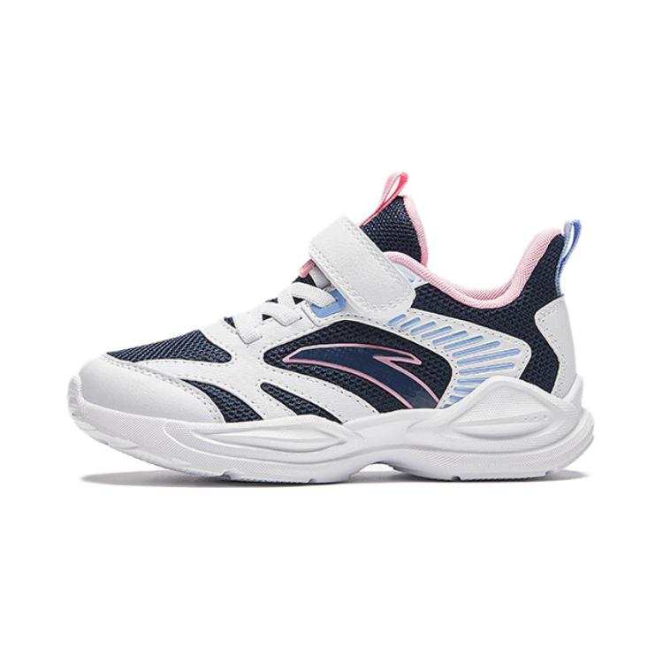 Antakids Slip Resistant Abrasion Resistant Abrasion Resistant Low top Kids' Running Shoes White Blue Pink