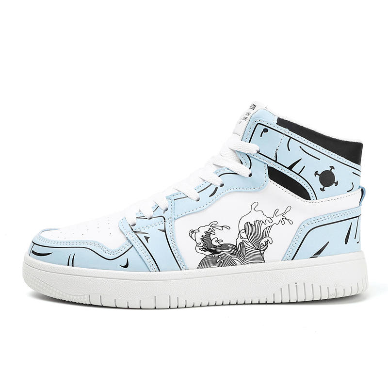 GONGFUHUOBAN Abrasion Resistant Breathable Abrasion Resistant Breathable High top Kids' Skateboarding Shoes Teenagers