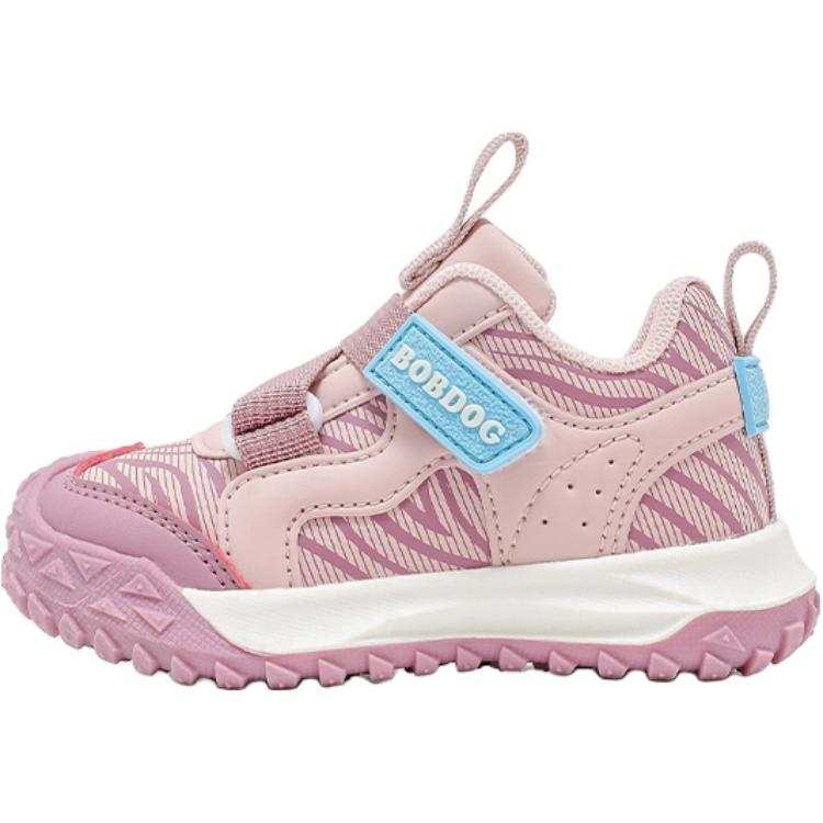 BOBDOG Synthetic Leather Slip Resistant Abrasion Resistant Low top Kids' Running Shoes Children Aged 3 7 Years Old