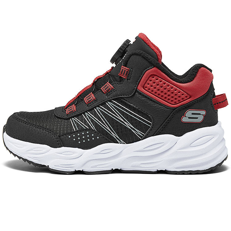 Skechers Kids Slip Resistant Abrasion Resistant Mid top Kids' Outdoor Shoes Black Kids'