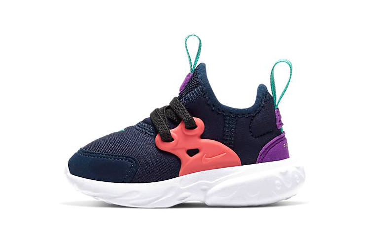 Nike Nike React Presto RT Slip Resistant Cushioning Low top Toddler Shoes Blue Pink Infant And Toddler