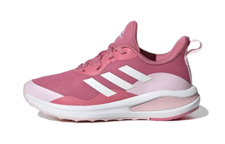 Adidas Adidas Fortarun Comfortable Abrasion Resistant Kids Lifestyle Shoes Pink Children Aged 3 7 Years Old