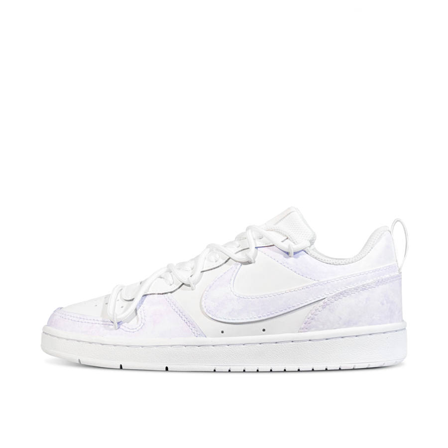 Nike Nike Court Borough Wisteria Dream Low top Kids' Skateboarding Shoes Purple White Teenagers