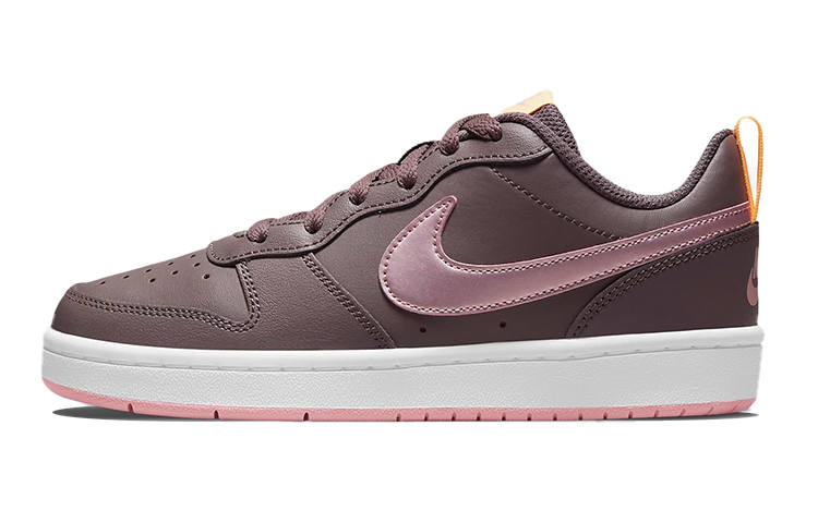 Nike Nike Court Borough 2 Low 2 Leather Slip Resistant Abrasion Resistant Low top Skateboard Shoes Purple Unisex