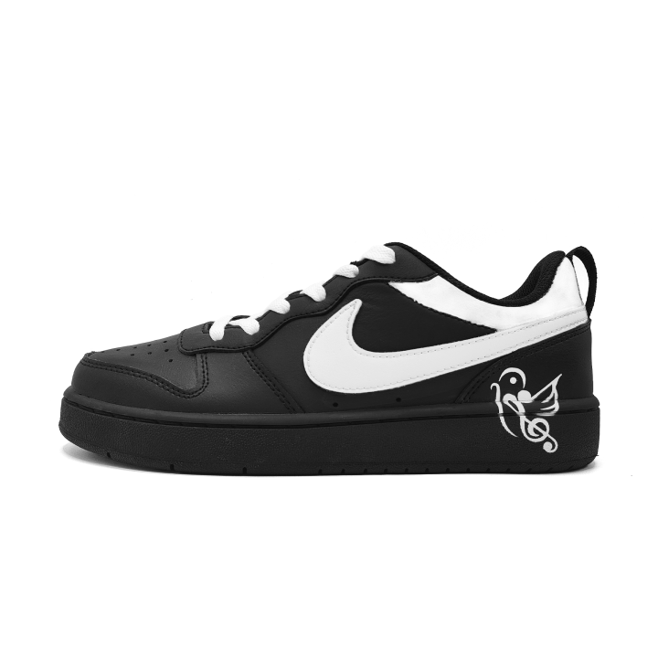 Nike Nike Court Borough Bai Ming Leather Anti Kick Abrasion Resistant Anti Kick And Abrasion Resistant Low top
