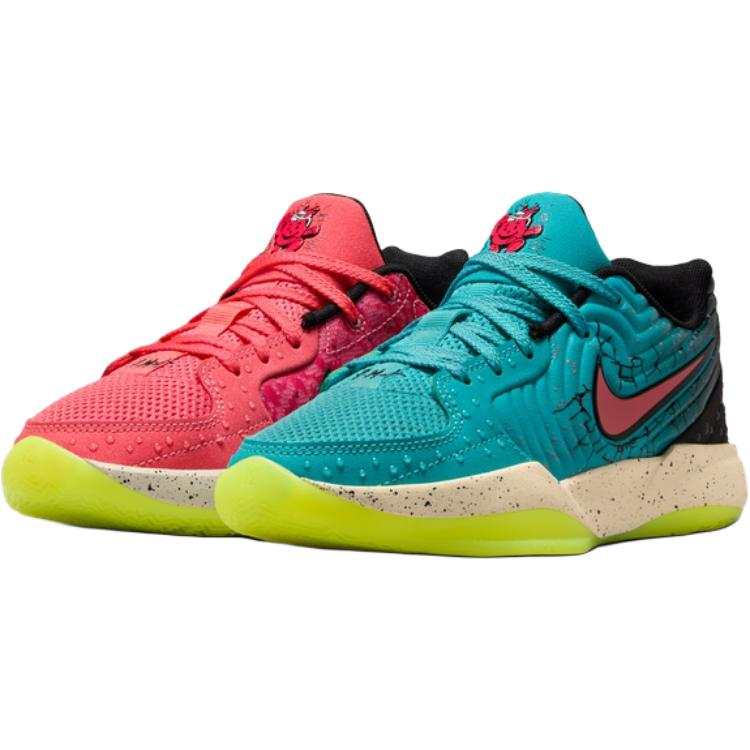 Nike Nike x Kool Aid Ja Morant 2 Low top Children's Basketball Shoes Red Blue