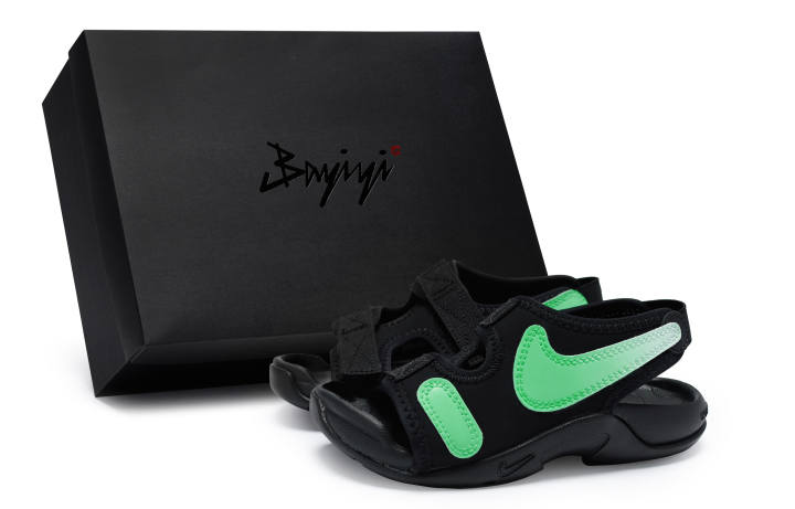 Nike Nike Sunray Adjust 6 Slip Resistant Slip Resistant Children's Sandals Black Cyan Pre school