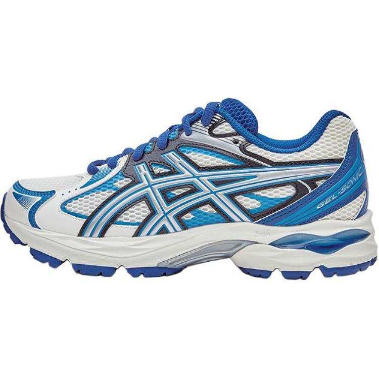 ASICS GEL SONIC Low top Kids' Running Shoes White Blue Teenagers