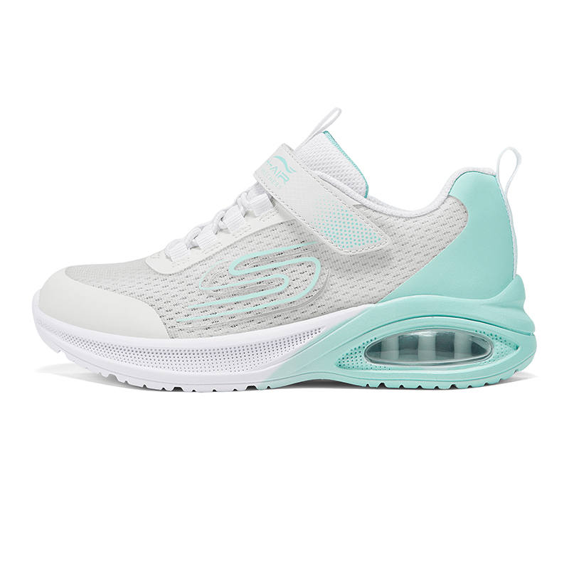 Skechers Kids Slip Resistant, Abrasion Resistant, Lightweight Cushioning, Breathable Low top Running Shoes White Kids'