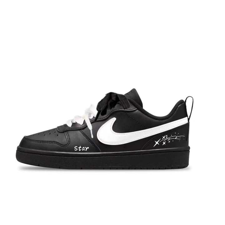 Nike Nike Court Borough Leather Slip Resistant Abrasion Resistant Slip Resistant Abrasion Resistant Low top