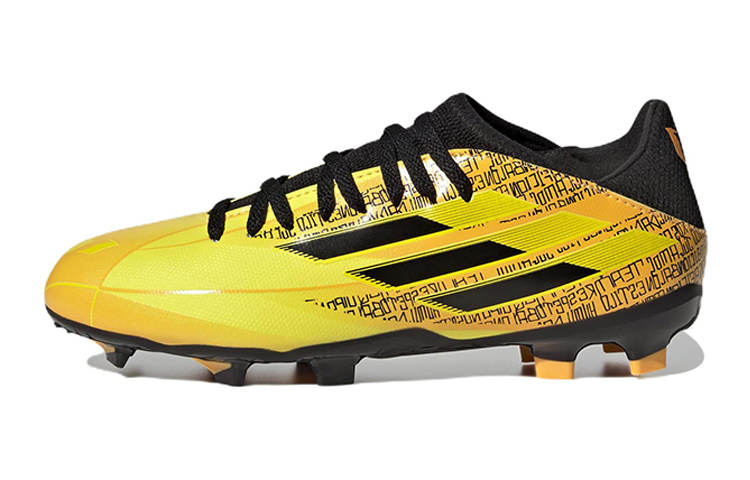 Adidas Adidas Messi.3 Slip Resistant, Abrasion Resistant, Lightweight Low top Kids' Soccer Shoes Yellow Black Kids'