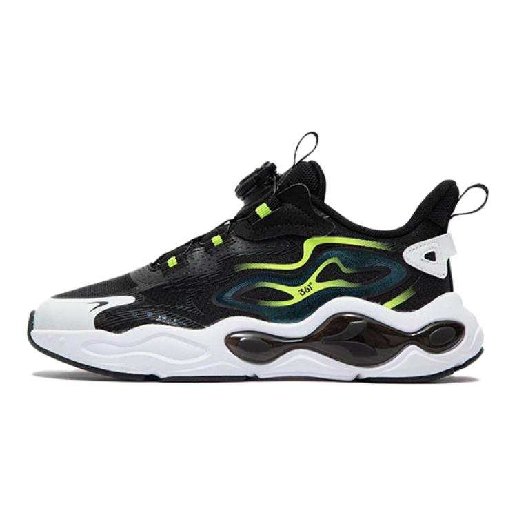 361°KIDS Low top Casual Shoes Black White Yellow Teenagers