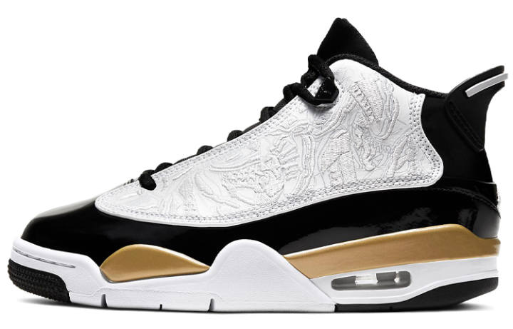 Jordan Jordan Dub Zero Black Metallic Gold White GS