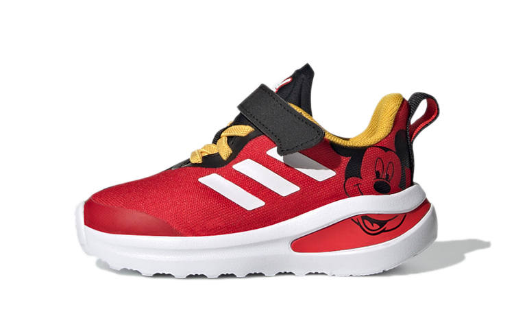 Adidas Disney x Adidas Fortarun Mickey Mouse Slip Resistant And Breathable Slip Resistant And Breathable Low top Toddler Shoes