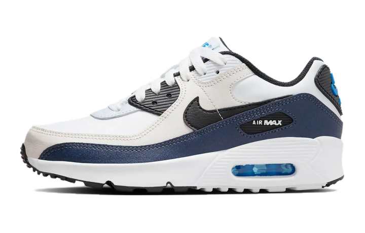 Nike Nike Air Max 90 Leather GS 'Phantom Thunder Blue'