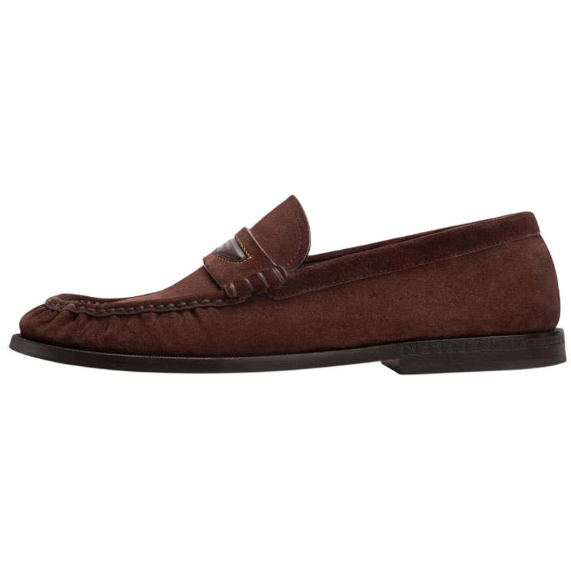 LOUIS VUITTON Jazz Casual Leather Shoes Men's Brown