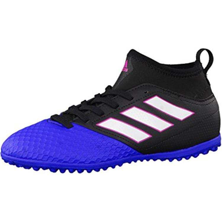 Adidas Adidas Abrasion Resistant Mid top Kids' Soccer Shoes Blue Black Teenagers