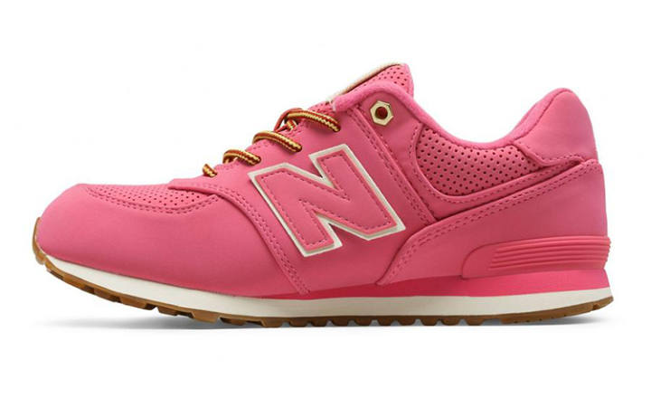 New Balance New Balance 574 Pink Gum Bottom GS
